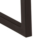Banco con borde natural de madera de acacia maciza 105 cm