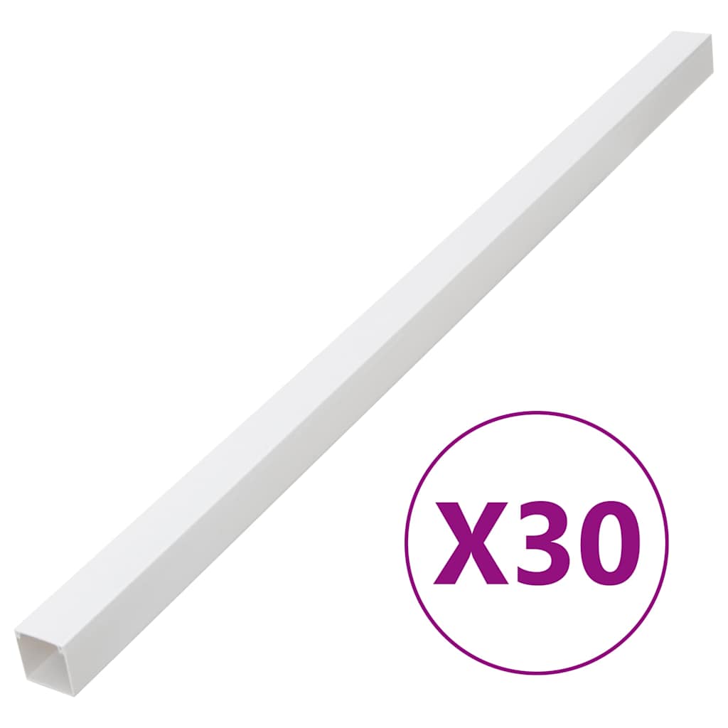 Canaletas para cables autoadhesivas PVC 100x40 mm 10 m