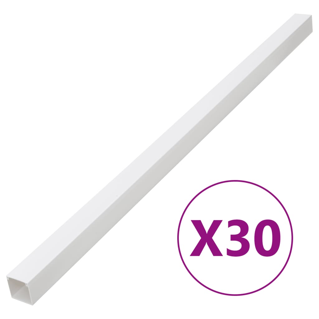 Canaletas para cables autoadhesivas PVC 100x40 mm 10 m
