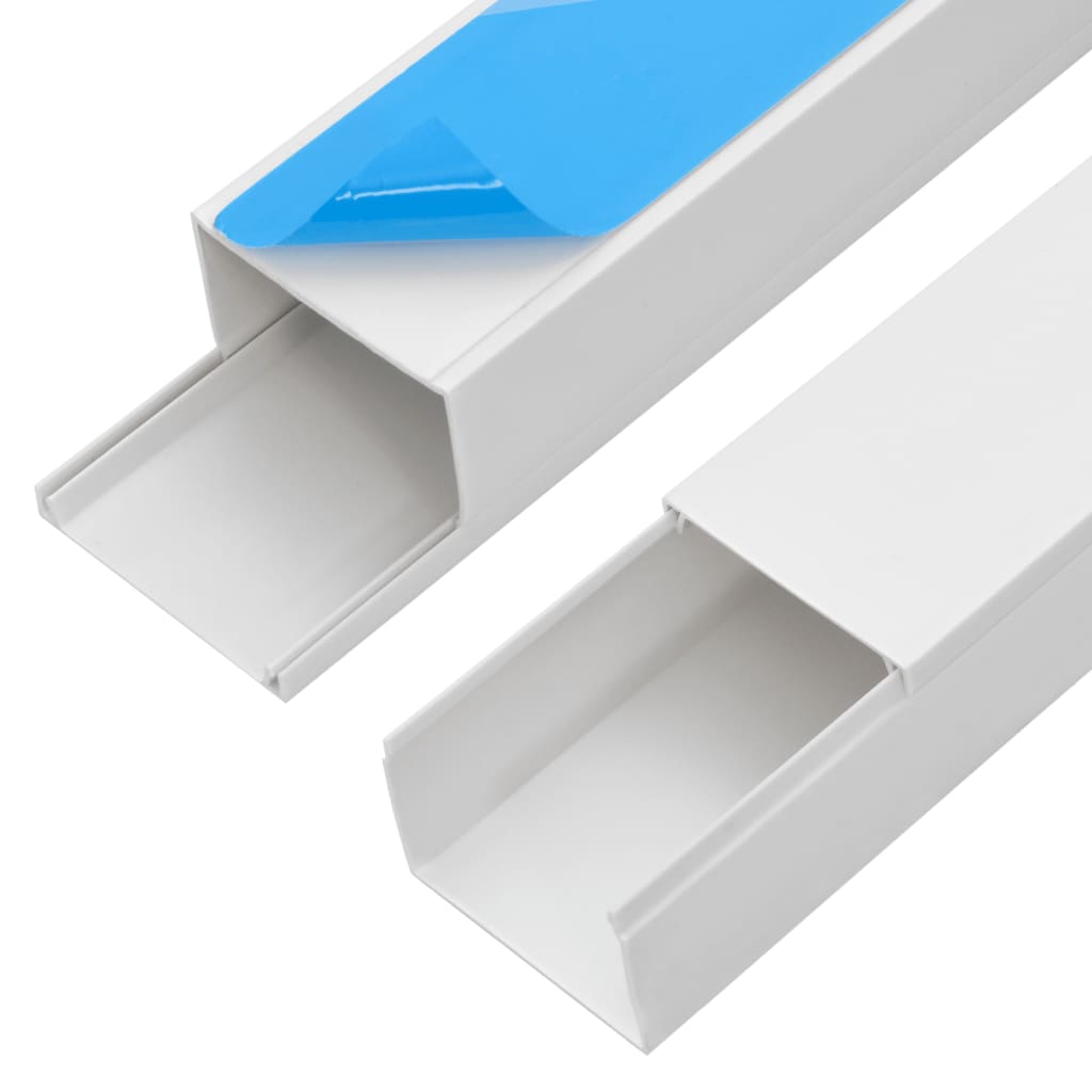 Canaletas para cables autoadhesivas PVC 100x40 mm 10 m