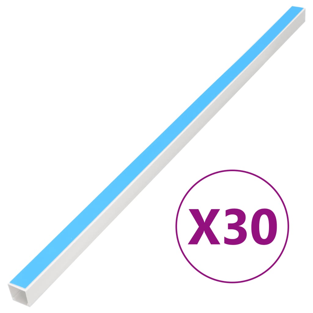 Canaletas para cables autoadhesivas PVC 100x40 mm 10 m