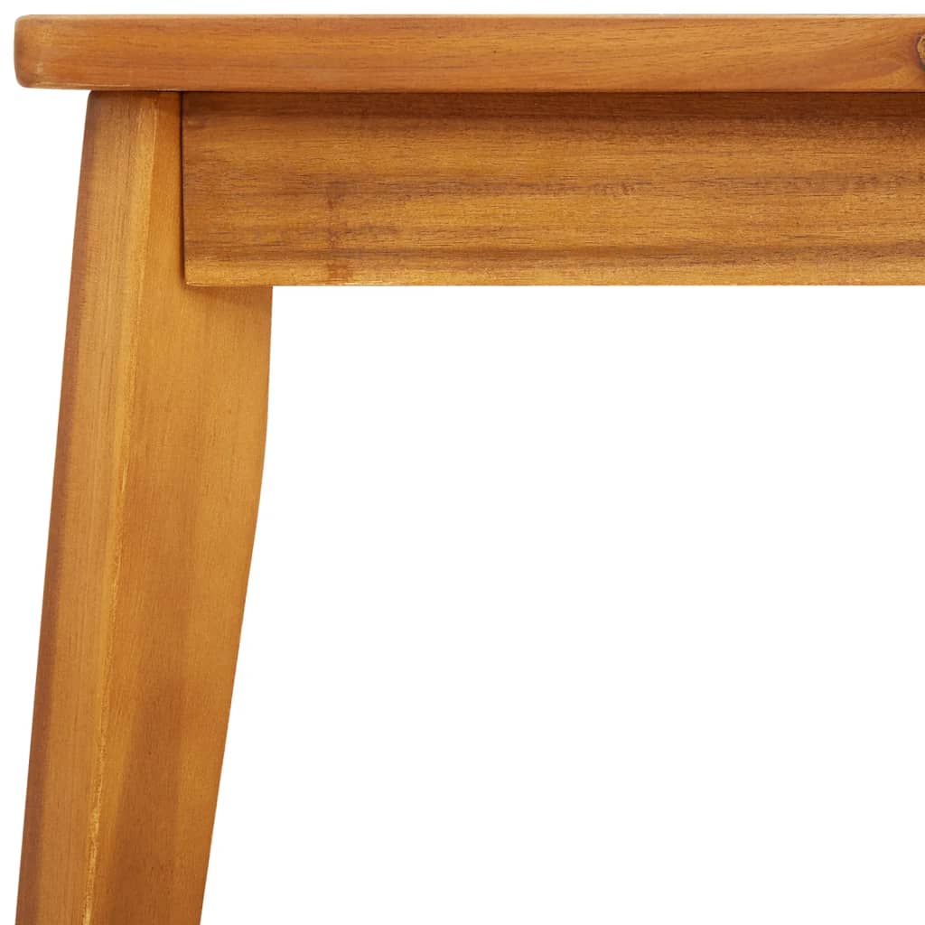 Juego de muebles jardín 5 pzas con cojines madera maciza acacia