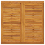 Mesa de comedor de jardín madera maciza de acacia 110x110x75 cm