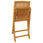 Conjunto de balcón 3 piezas madera maciza de acacia