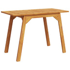 Conjunto de balcón 3 piezas madera maciza de acacia