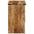 Aparador con 3 cajones madera maciza de mango 55x35x60 cm
