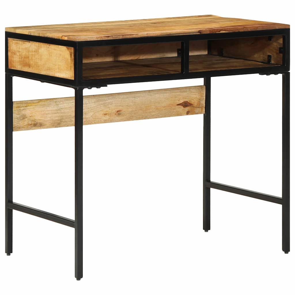 Escritorio Marrón 80 x 50 x 75 cm Madera de mango maciza
