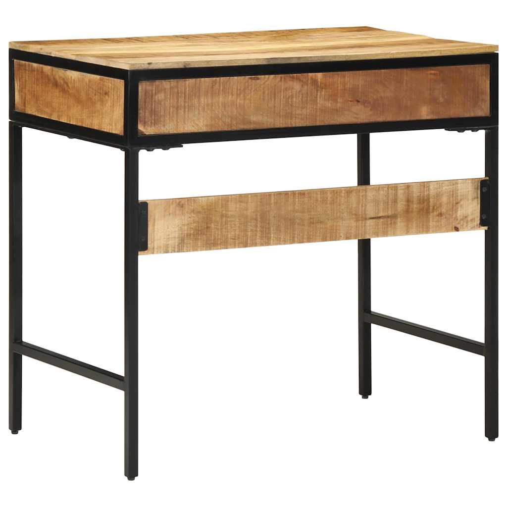 Escritorio Marrón 80 x 50 x 75 cm Madera de mango maciza
