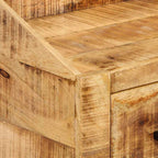Armario de Noche Marrón 40 x 30 x 30 cm Madera de mango maciza