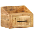 Armario de Noche Marrón 40 x 30 x 30 cm Madera de mango maciza