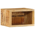 Armario de Noche Marrón 40 x 30 x 25 cm Madera de mango maciza