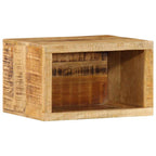 Armario de Noche Marrón 40 x 30 x 25 cm Madera de mango maciza