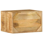 Armario de Noche Marrón 40 x 30 x 25 cm Madera de mango maciza