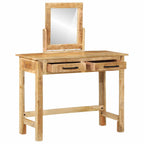 Mesa Tocador Marrón 100 x 40 x 120 cm Madera de mango maciza