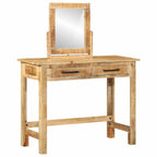 Mesa Tocador Marrón 100 x 40 x 120 cm Madera de mango maciza