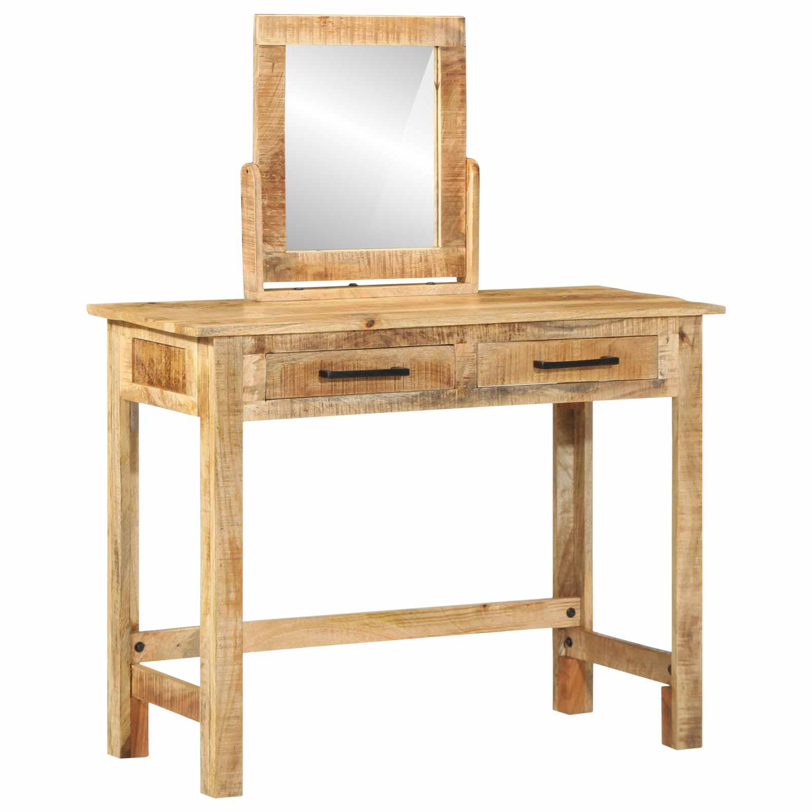 Mesa Tocador Marrón 100 x 40 x 120 cm Madera de mango maciza