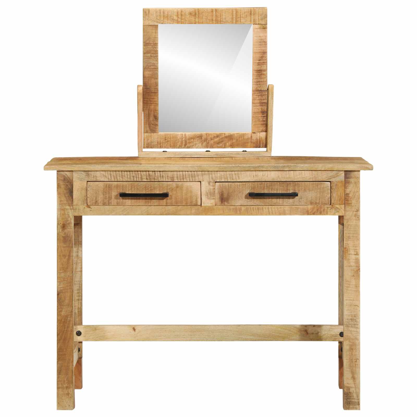 Mesa Tocador Marrón 100 x 40 x 120 cm Madera de mango maciza