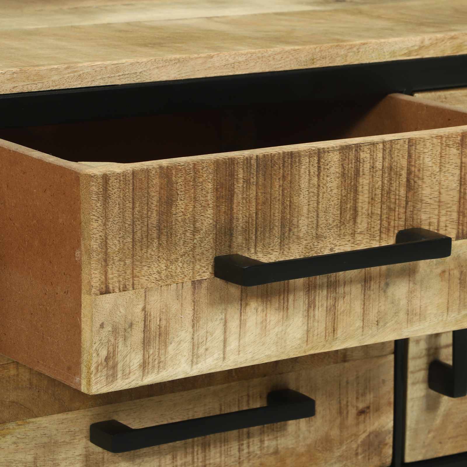 Mesa Consola Marrón 100 x 35 x 70 cm Madera de mango maciza