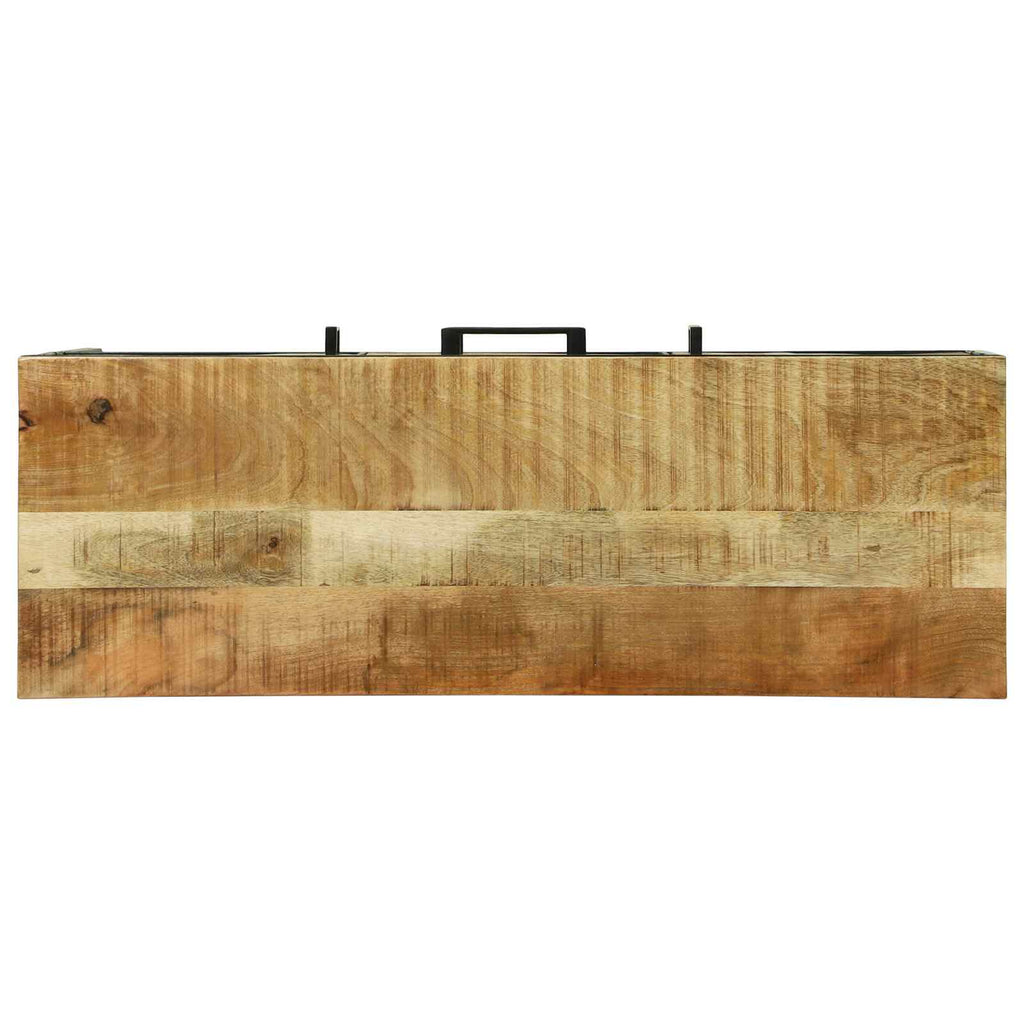 Mesa Consola Marrón 100 x 35 x 70 cm Madera de mango maciza