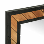 Mesa Tocador Marrón 100 x 40 x 120 cm Madera de Acacia Sólida