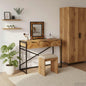 Mesa Tocador Marrón 100 x 40 x 120 cm Madera de Acacia Sólida