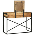 Mesa Tocador Marrón 100 x 40 x 120 cm Madera de Acacia Sólida