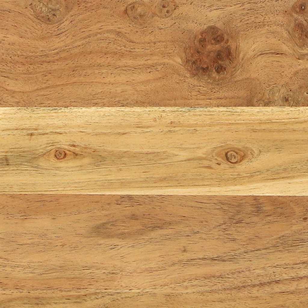 Mesa Tocador Marrón 100 x 40 x 120 cm Madera de Acacia Sólida