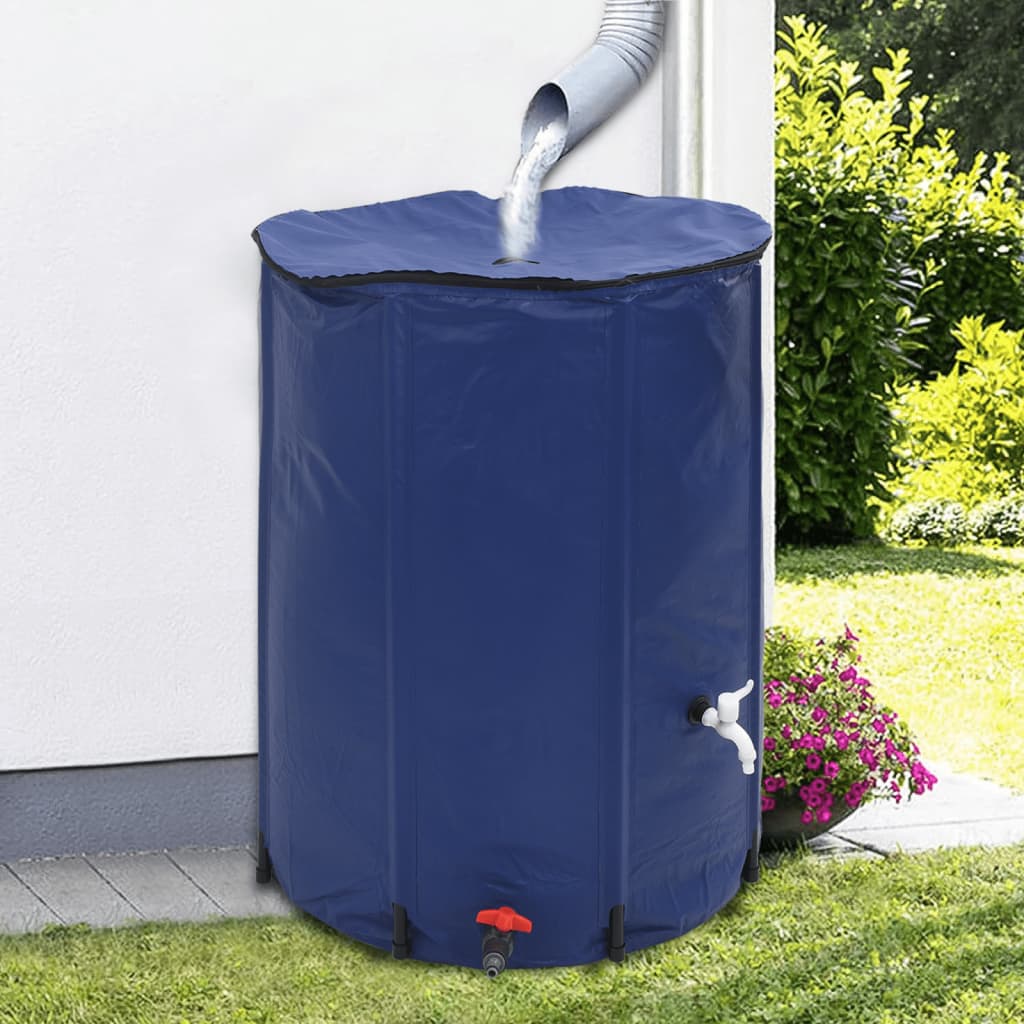 Depósito de agua plegable con grifo PVC 100 l