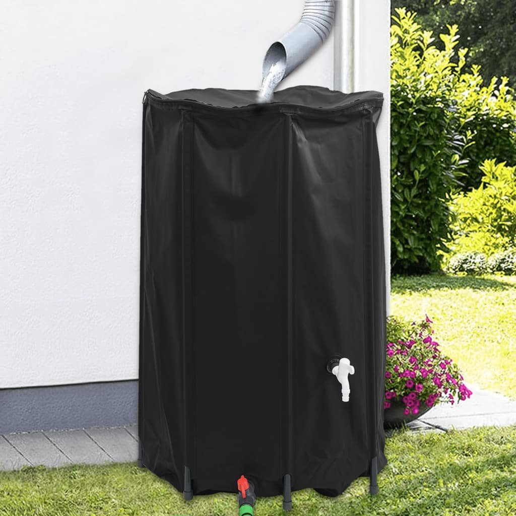 Depósito de agua plegable con grifo PVC 100 l