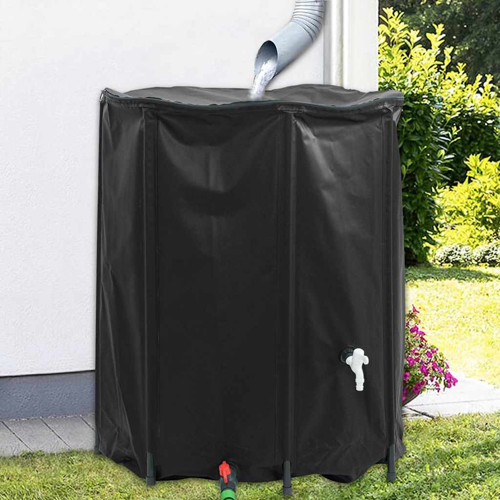Depósito de agua plegable con grifo PVC 100 l