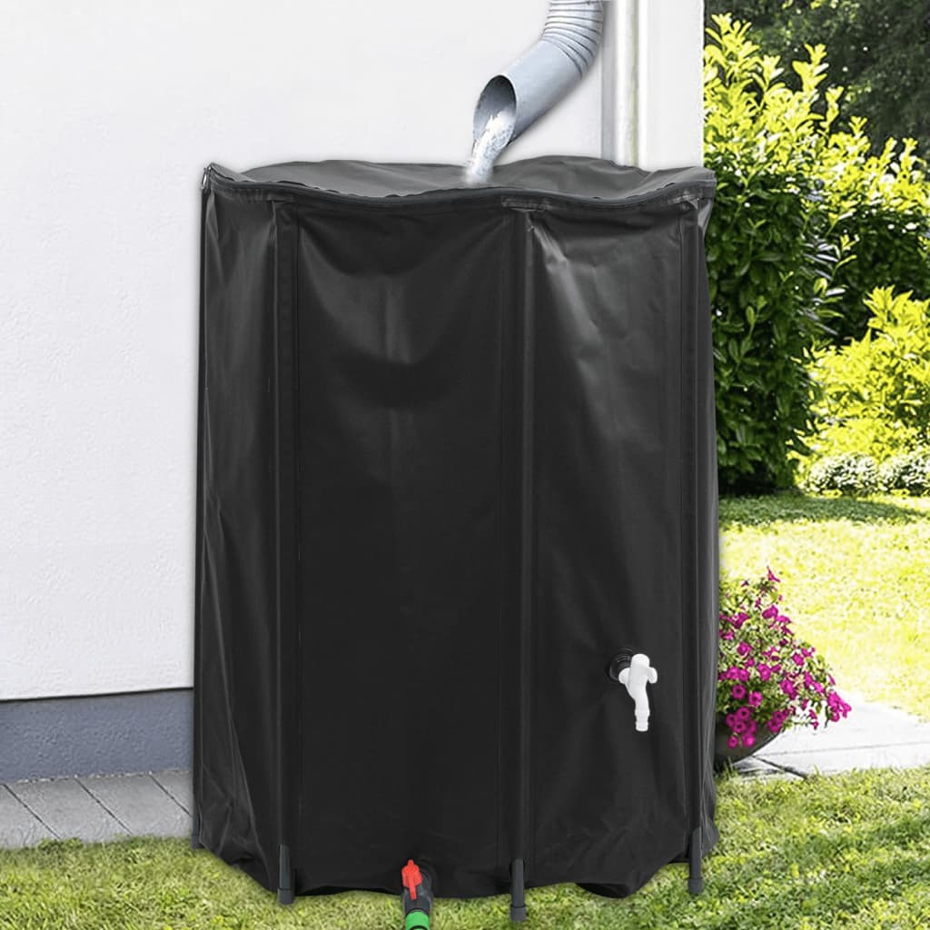 Depósito de agua plegable con grifo PVC 100 l
