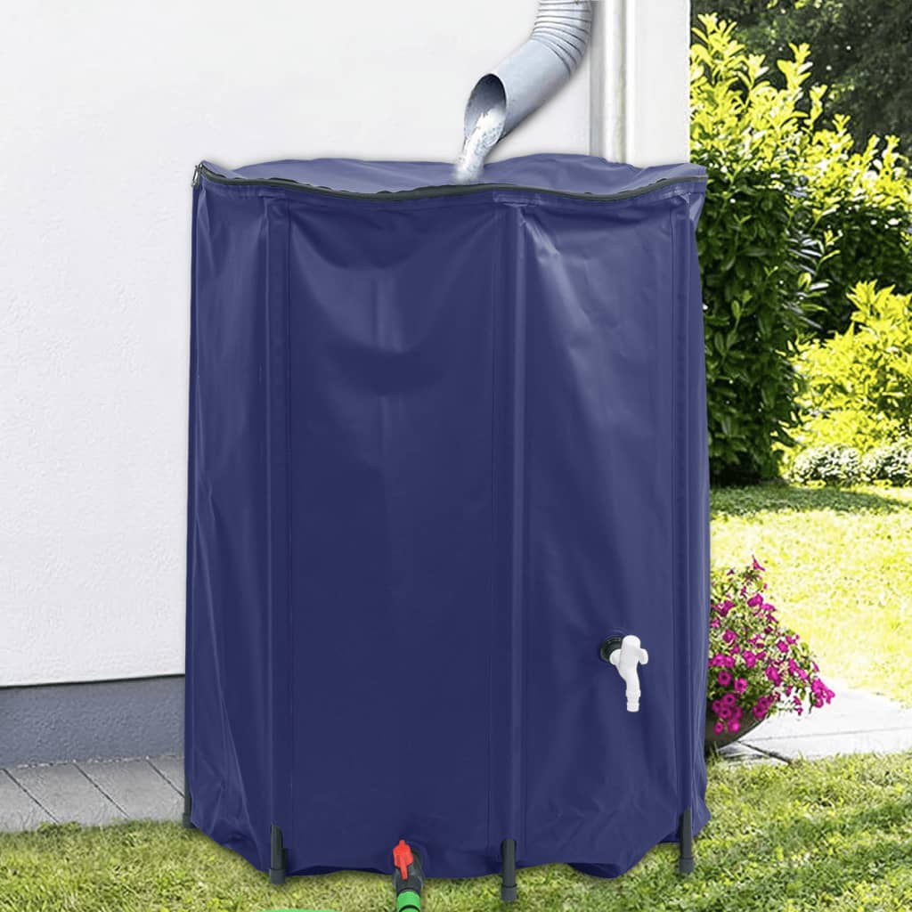 Depósito de agua plegable con grifo PVC 100 l