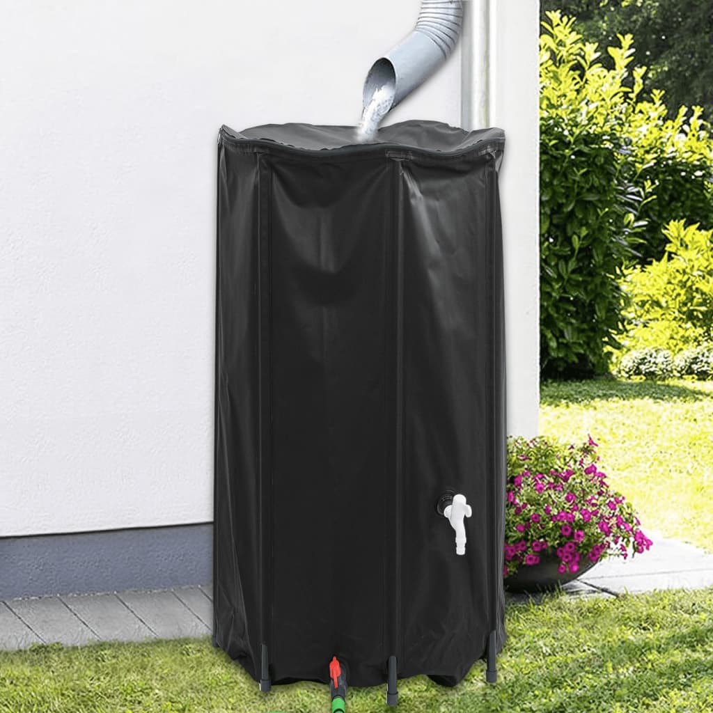 Depósito de agua plegable con grifo PVC 100 l