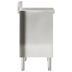 Mesa de trabajo de cocina puertas correderas acero inoxidable