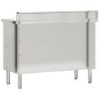 Mesa de trabajo de cocina puertas correderas acero inoxidable