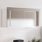 Armario de pared de cocina con estante acero inoxidable