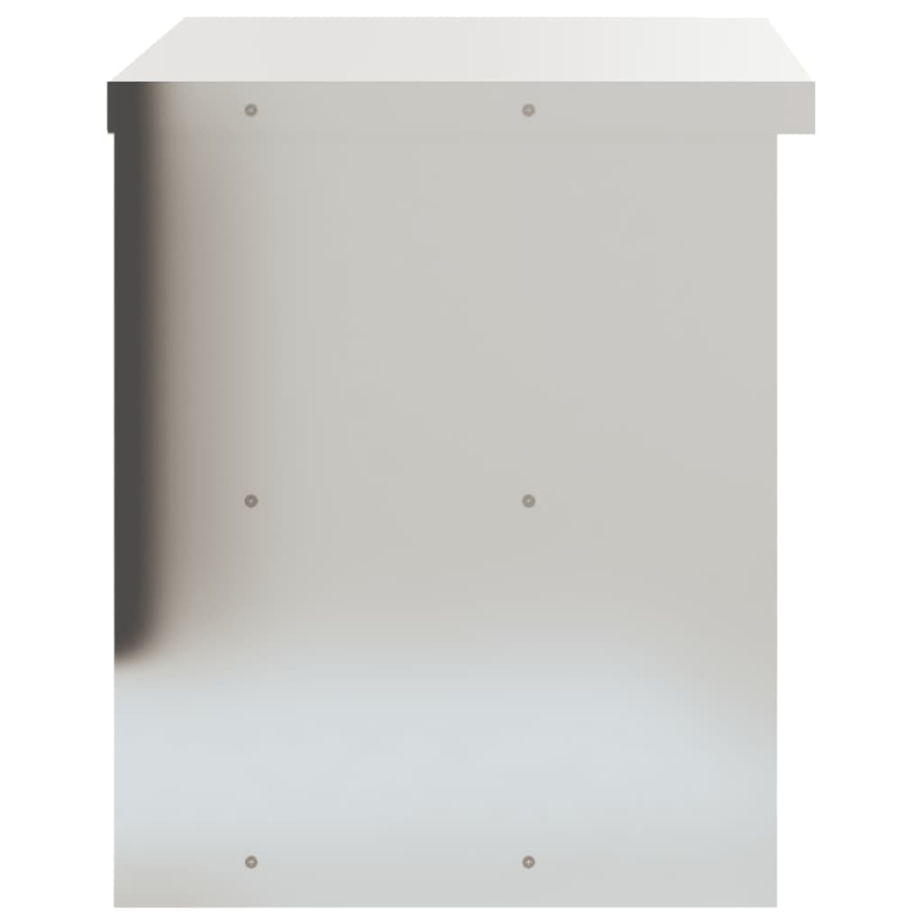 Armario de pared de cocina con estante acero inoxidable