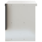 Armario de pared de cocina con estante acero inoxidable