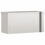 Armario de pared de cocina con estante acero inoxidable
