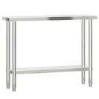 Mesa de trabajo de cocina acero inoxidable 110x30x85 cm