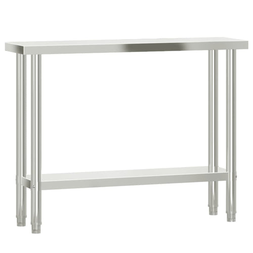 Stainless Steel Kitchen Work Table 110x30x85 cm