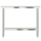Mesa de trabajo de cocina acero inoxidable 110x30x85 cm