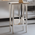 Mesa de trabajo de cocina acero inoxidable 110x30x85 cm