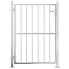 Puerta de jardín 100x145 cm de acero inoxidable