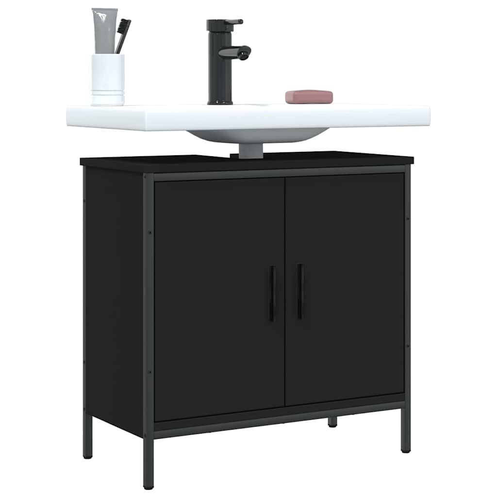 Armario para lavabo de baño madera ingeniería envejecida