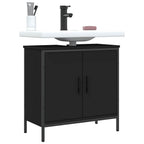 Armario para lavabo de baño madera ingeniería envejecida