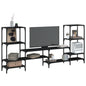 Mueble de TV madera de ingeniería gris Sonoma 206,5x28,5x95 cm