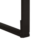 Mesa de comedor 140x70x75 cm madera maciza acacia