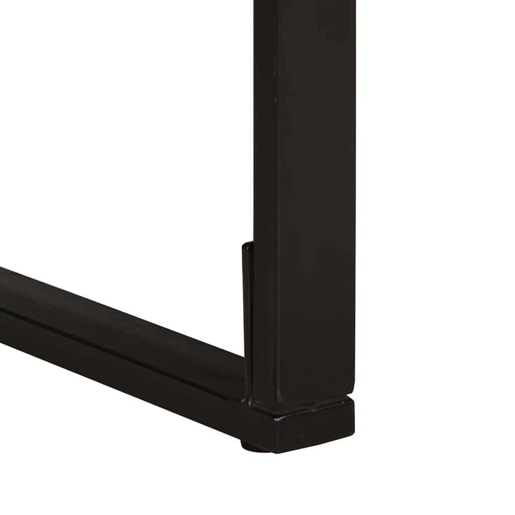 Mesa de comedor 140x70x75 cm madera maciza acacia