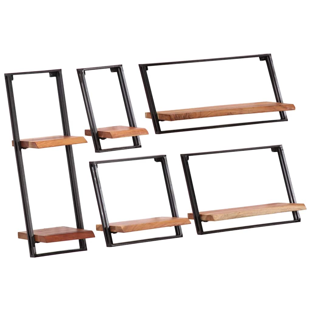 Estante de pared roble negro 90x16x78 cm madera de ingeniería